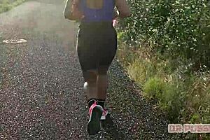 Giant Ass Redhead Trained Intensely By Lover