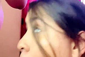 latina puta has incredible orgasm, gets cum in mouth?