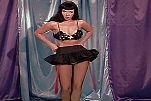 orbiting odyssey evokes vintage betty page allure