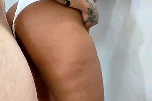 I let myself go and ended up gettin anal standin up, he cummed inside