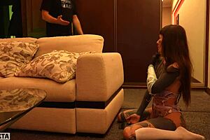 I behave badly so that my teacher punishes me part 1 roughly.