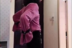 asian ladyboy masturbates dick flashing to woman and cums