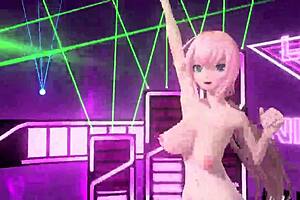 megurine luka nude goddess in night fever