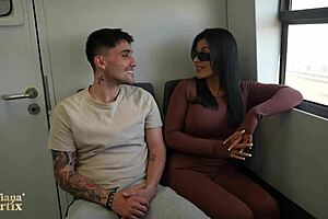 Big-Ass Colombian Fucks A Stranger She Meets On The Train - Mariana Martix & Papi Rodriguez