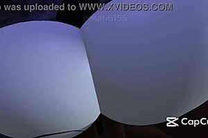 intruder hidden in my house gets what she deserves, big ass and cock action