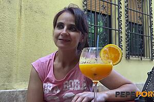 Lina Enjoys Casting With Amateur Young 18+ Dude For A Treat