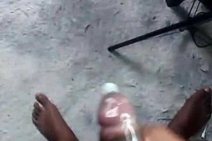 labeto safe sex hot masturbation cumshot in a condom to my song sex machine