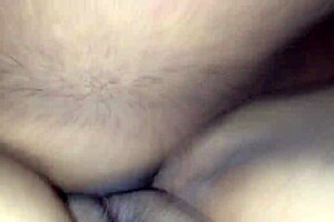 Amateur BBW Plays with Pussy While Black Guy Pounds It Roughly