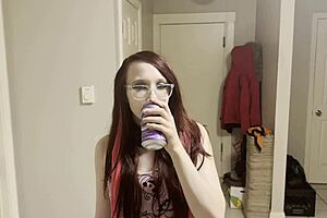 Man catches young woman out late drinking he wont tell if she lets him fuck both her holes