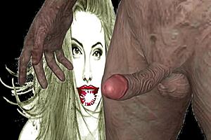 intense jerk off instructions lead to massive cum on face explosion