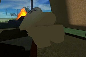 Fucking A Fan With Intense Passion In Roblox Sex