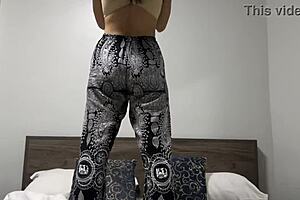 Nice fine ass pov view workout