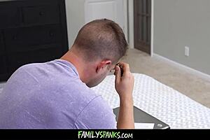 familyspanks - academic redhead teen 18+ abrupted by her stepbrother while studying harper red nicky rebel 😈