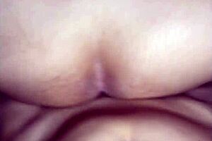 Messy dripping cream on tight pussy