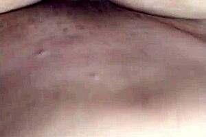 Messy dripping cream on tight pussy