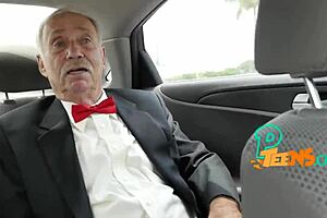 Horny old man still uses his old johnson