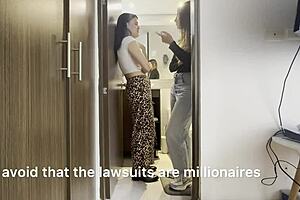 i fucked my husband's friend in the bathroom during his birthday party, her pussy was so wet