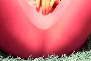 girl with large breasts enjoys private moment on camera