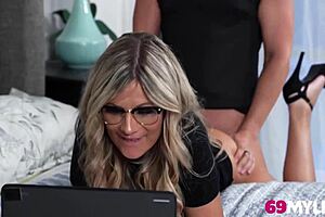 Writer's Block Overcome By Intense Sex With Hard Cock