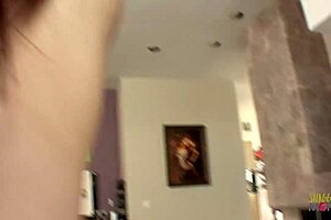 Mature stepmom shows stepdaughter pussy licking moves