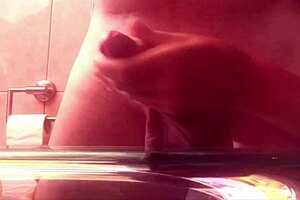 I give him hand job from behind compilation of view from two cameras