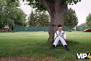 Car Blowjob - Deepthroat Foreskin & Cum Gulp