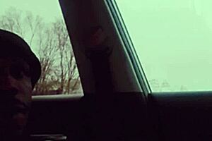 Dick Dance Outside In Vehicle