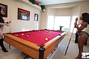 I enjoyed best pool game with lesbians Kris Riot and Harmonie Marquis