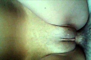 penetrating her shaved area in homemade pov