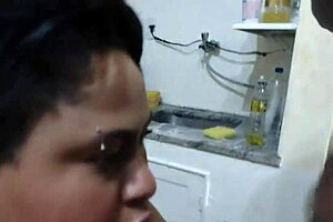 Latina amateurs lick big tits and pussy