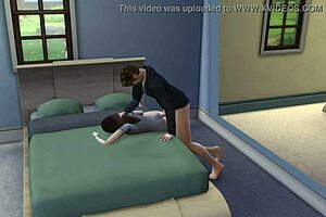 passionate sex with 18 19 yo teen in sims 4