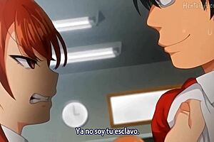 Hipnosis de venganza with big cock threesome and blowjob group