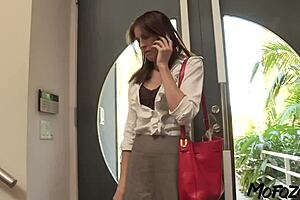 Masked Intruder Deepthroats Horny Office Worker