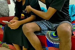 best threesome sex 2025 - rahul fucked his girlfraind and wife on the same bed threesome sex enjoyed together