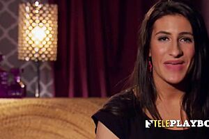 Petite Sexy Brunette Gets Intense Booty Massage In Wild Orgy