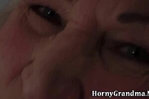 Old Granny Titfucking!