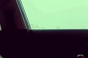 Dick Dance Outside In Vehicle