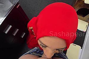 Sasha Pearl gets bred in intense session