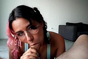 blow job with that huge cock, babe?