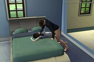 passionate sex with 18 19 yo teen in sims 4