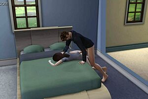 passionate sex with 18 19 yo teen in sims 4