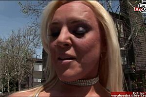 Bbc pick up a blonde milf with natural tits for interracial sex