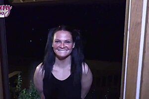 Gorgeous Daisy Garcia joins cheerleader squad after intense anal fucking and creampie with Seth