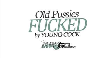 crazy red-haired granny enjoys intense outdoor sex with a big cock