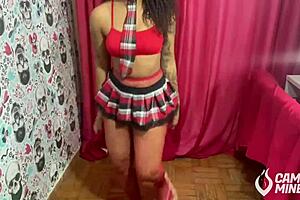 Horny Petite 18+ Redhead Cutie Fingered And Licked By Girlfriend To An Orgasm