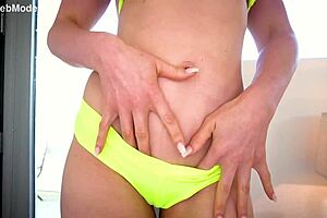 I'm Yasmin Scott, huge cock pov, hand tied, deepthroat blowjob an cum swallow