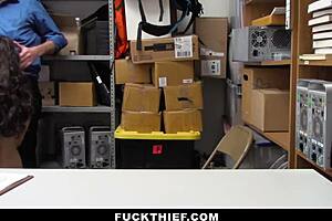 Teen Suspect Steals Backroom Fuckthief