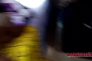 Amateur MILF Uses Machine To Play With Natural Tits And Pussy