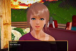 Redhead Teen With Big Ass And Tits Plays Game