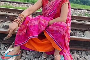 Desi Village Bhabhi Fucks Lover Boy Outdoors On Ranch.